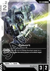 Zowort - ST01-009 NM - Juego de cartas Gundam TCG - Imagen 1 de 1