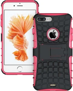 Funda Dura Con Soporte De TPU Rugoso Para Apple iPhone 7/8 Plus - Imagen 1 de 17