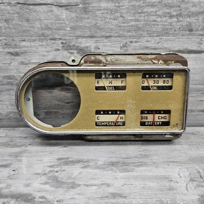 1948 - 1950 年福特卡车 F1 F2 F3 仪表盘仪表盘原装零件 — 第 1/4 张图片