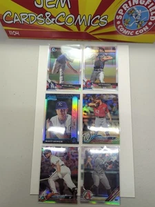 topps chrome refractor lot (6) - Picture 1 of 8