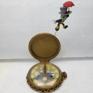 Disney PINOCCHIO JIMINY CRICKET Photo Picture Frame Watch Glass Cloudy, See Pic - Picture 1 of 11