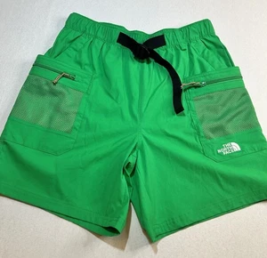 The North Face Shorts Men S Optic Green Cargo Workwear Elastic Waist NEW - Picture 1 of 8