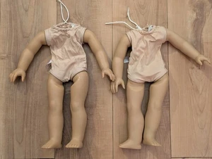 Lote de 2 cuerpos de reparación de muñecas American Girl como están solo Julie Beforever e Isabelle - Imagen 1 de 9