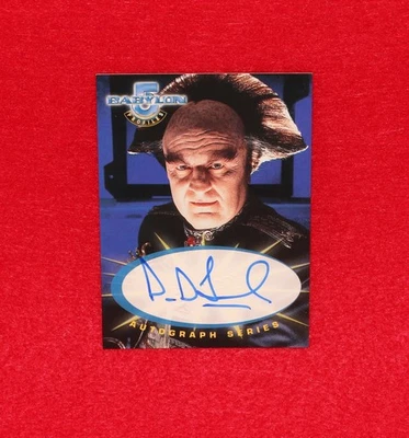 Babylon 5 1999 Perfiles A3 Peter Jurasik Mollari Autógrafo Skybox Foto 1 de 3