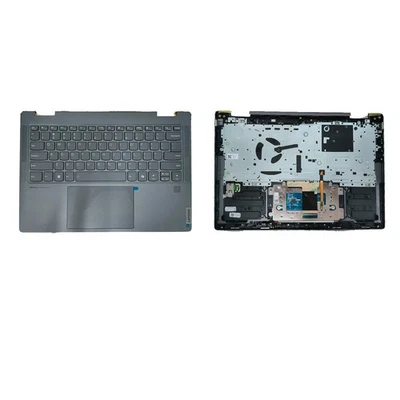 НОВЫЙ 5CB1N97636 для йоги 7 2-в-1 14IML9 тип 83DJ Palmrest США клавиатура с подсветкой  - Изображение 1 из 4