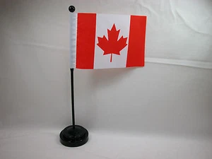 Bandera de país internacional de última llamada de 4"x6" de mano o de mesa - Canadá - Imagen 1 de 1