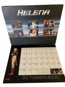 Dead or Alive 2 Vintage 2000 Sega Dreamcast Calendar Rare Official Promo Tecmo