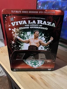 WWE WWF WCW AEW Eddie Guerrero Tin Set Rare Collectors Item *RAW TRIBUTE DVD* - Picture 1 of 6