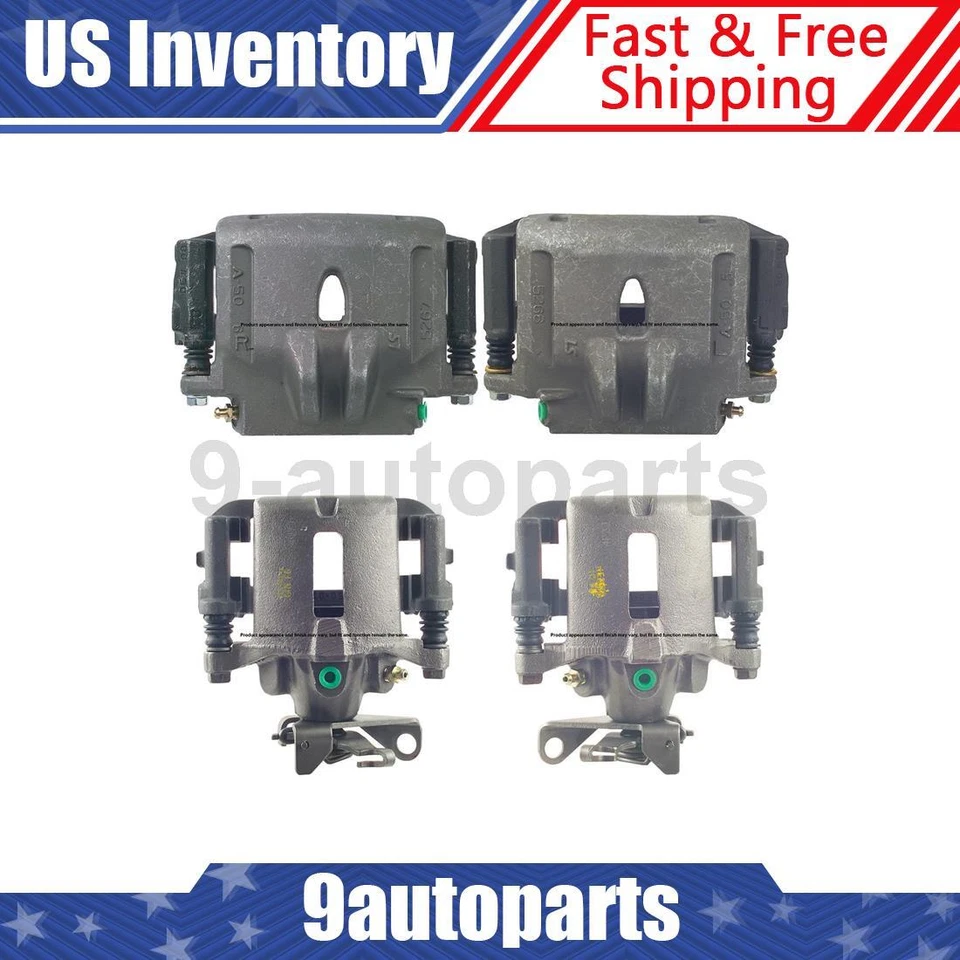 Juego de 4 pinzas de freno delanteras y traseras para Ford Thunderbird 2002-2005 Foto 1 de 4