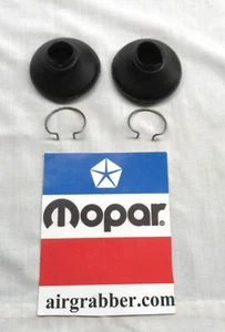 Original Mopar Dodge Plymouth Chrysler torsion bar grease boots w clips 2071173 - Picture 1 of 5