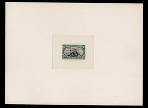 MOMEN: US #291-E8 LARGE DIE ESSAY ON INDIA DIE SUNK ON 204*153mm VF LOT #91887** - Picture 1 of 2