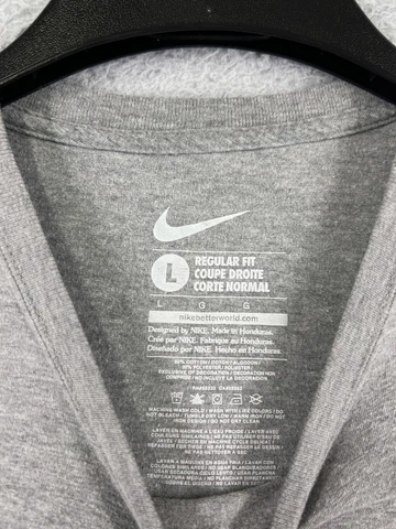Arizona Wildcats Shirt Mens Large Gray Nike Swoosh Short Sleeve Crew Neck Cotton Cover