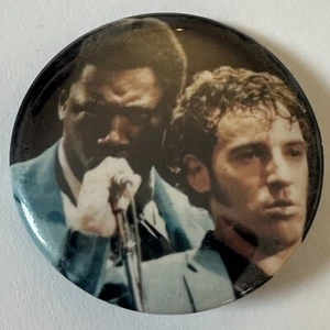 Vintage Bruce Springsteen/Clarence Clemons Early 80s Pinback Button - 1 3/4” - Picture 1 of 2
