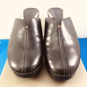 Cole Haan Women's Evita Leather Slide Wedge Black Size 5.5 B - Picture 1 of 12