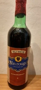 Rotwein Vin Rouge 1976 Ungeöffnet Haushalt DDR - Bild 1 von 2