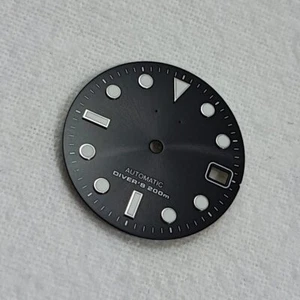 SUB Dial for SKX007, fits NH35, C3Lume, Black - Picture 1 of 1