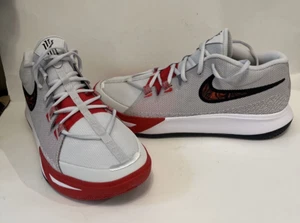 Nike Kyrie Flytrap 6 White Red Black Athletic Shoes Men's Size 12 (DM1125-002) - Picture 1 of 24