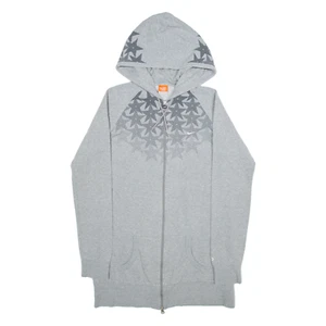 NIKE Girls Grey Hoodie Full Zip XL - Picture 1 of 6