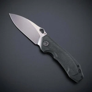 Petrified fish PF-P04GRMW Havrog folding knife Green micarta - Bild 1 von 3