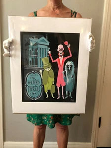 El Gato Gomez - Haunted Mansion Print - Hitchhiking Ghosts - Wonderground - Picture 1 of 7
