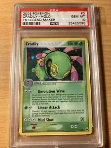 PSA10 Cradily holo Ex legend maker 2006  Pokemon - Picture 1 of 2