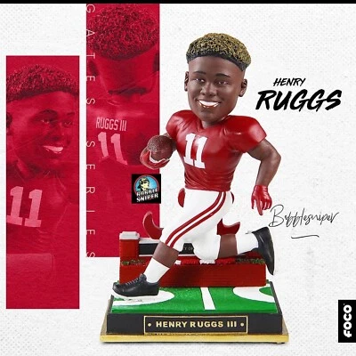 HENRY RUGGS III Alabama Crimson Tide "Gate Series" NCAA Bobblehead - Image 1 of 4