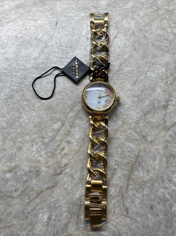 Akribos XXIV Light Rose-tone Ladies Watch AK645RG