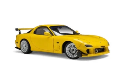 SOLIDO DIECAST 1/18 1999 MAZDA RX7 RX-7 RS (FD3S) STREETFIGHTER YELLOW S1810603 - Image 1 of 2