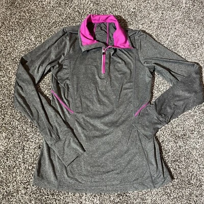 Chaqueta de Rendimiento Deportivo MPG Yoga Atlética Manga Larga Cuarto Cremallera Pullover  Foto 1 de 4