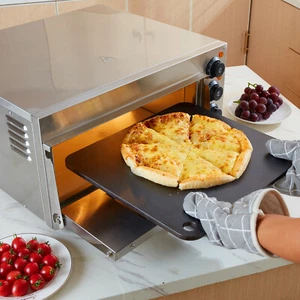 VEVOR Piedra para Pizza Bandeja para Pizza de Acero para Horno, 406x368x10 mm - Imagen 1 de 12