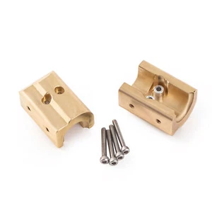 2pcs/set Brass Axle Body Counterweights Parts for 1/10 SCX10 II 90046 RC Car - Picture 1 of 8