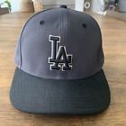 MLB Los Angeles Dodgers 9FIFTY New Era Cap Gray Black Embroidered 7 3/8” Clean