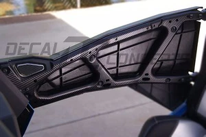 Polaris RZR Carbon Fiber Interior Door Frame Decal Kit -1000 900S (Both Sides) - Picture 1 of 5