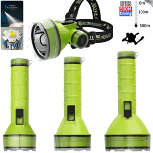 Torcia subacquea super luminosa con cinghia immersione notturna - Foto 1 di 31