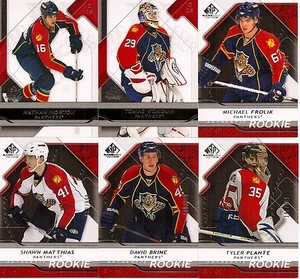 2008-09 UD Upper Deck SPGU Florida Panthers Team Set w/ RC's (6) - Picture 1 of 1