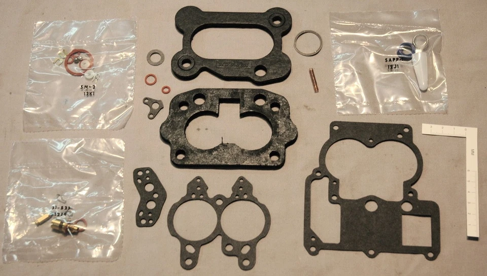 KIT DE CARBOHIDRATOS 1971-72 CAMIÓN CHEVROLET 2 BARRILES ROCHESTER 2GC 307" motores herramienta de etanol Foto 1 de 1