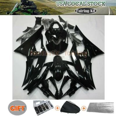 Fairings Kit For YAMAHA YZF R6 2008-2016 R6 ABS Injection Fairing Set Body+Bolts Foto 1 de 3