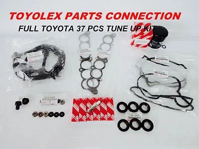 GENUINE TOYOTA OEM FULL 37 PCS TUNE UP KIT- TACOMA TUNDRA T100 4RUNNER 3.4 V6 - Image 1 of 3