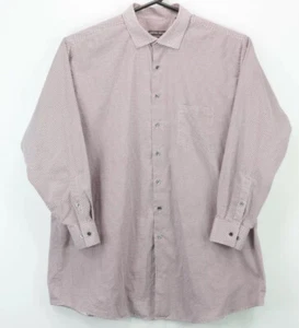 Geoffrey Beene Men’s Button Down LS Shirt Size 19 Tall Big Multicolor Pattern - Picture 1 of 4