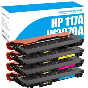 Lot Toner Compatible for HP 117A Color Laser 150a 150nw MFP 178nw 179fnw IC Chip - Picture 1 of 17