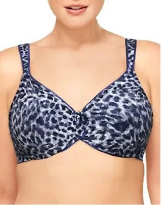 WACOAL Women's Awareness Full Figure Underwire Bra 855167 Blue/Gray 42DDD - Picture 1 of 8