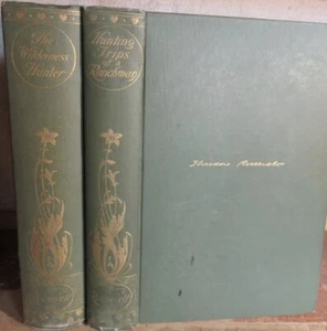 WILDERNESS HUNTER HUNTING TRIPS RANCHMAN Theodore Roosevelt BIG GAME BEARS Sheep - Picture 1 of 9