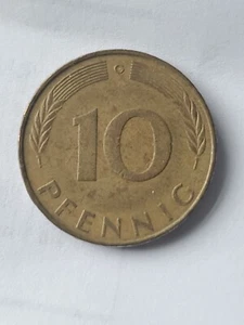 1971 Germany 10 Pfennig D Bundersrepublik Deutschland Federal - Picture 1 of 2