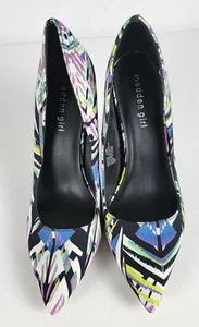 Madden Girl OHNICE Multicolor Geometric Pump Shoes Women's US SIZE 9.5M - Picture 1 of 9