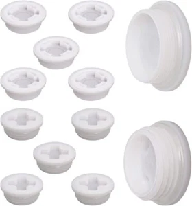 Poly Trommel Spundkappen - Fein- & Grobgewinde - 12 Stück mit Dichtung - 55 Gallonen Fass - Bild 1 von 4