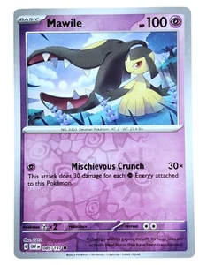 Mawile 089/197 Sv03: Obsidian Flames Reverse Holo Pokemon - Bild 1 von 2