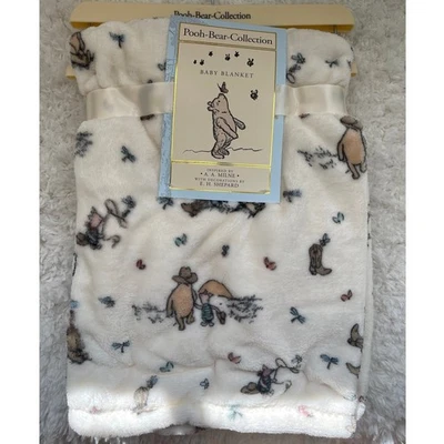 Manta Bebé Colección Oso Pooh Súper Suave Diseño Winnie the Pooh 30 x 40 NUEVA Foto 1 de 4