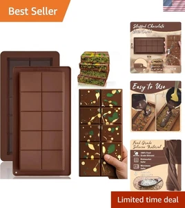 Extra große tiefe Schokoladenformen - Ideal für maßgeschneiderte hausgemachte Riegel & Leckereien - Bild 1 von 8