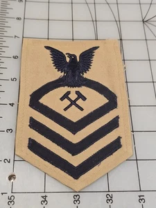 Original US Navy Chief Petty Officer Metalsmith Tan 4080 - Picture 1 of 2