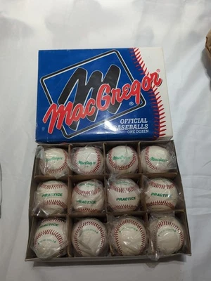 MacGregor Official Practice Baseballs 79PX Case of 12 New - Image 1 of 4